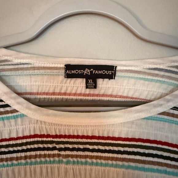 Almost Famous Striped Tee - Picture 4 of 5